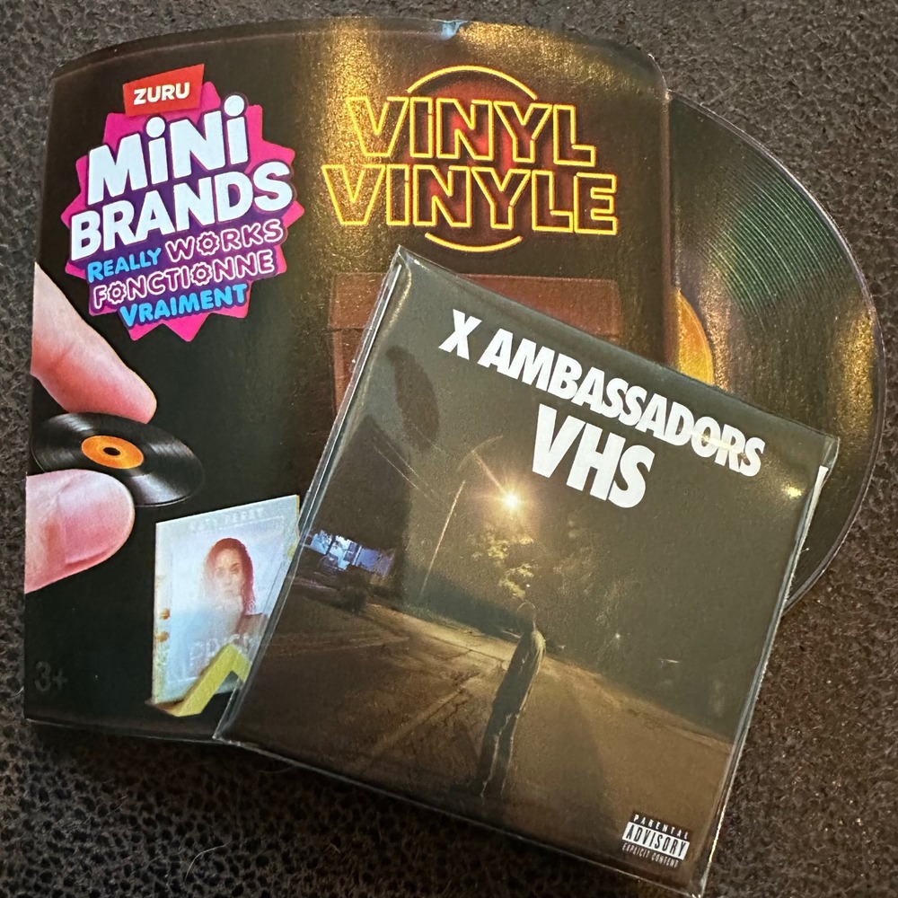 Zuru Mini Brands Really Works Vinyl X Ambassadors VHS‎ Miniature Record NEW